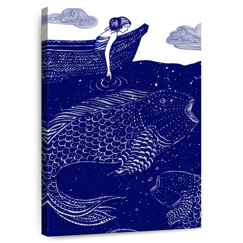 Brampt, lumières bleues scintillantes, H 36 po x l 24 po
