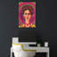 Vibrant Frida Kahlo Bold Colorful Modern Portrait City Wall Art Print 1 Piece Wrapped Canvas Wall Art-234980968