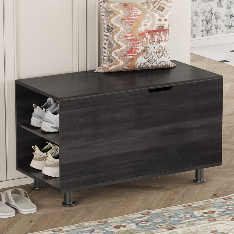 Modern Expandable Sofa End Table with Storage and Adjustable Shelf,Living Room End Side Table with Four Legs,Modular Sofa Table for Bedroom,Office
