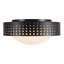Astoria 14-in Black Flush Mount-664471725