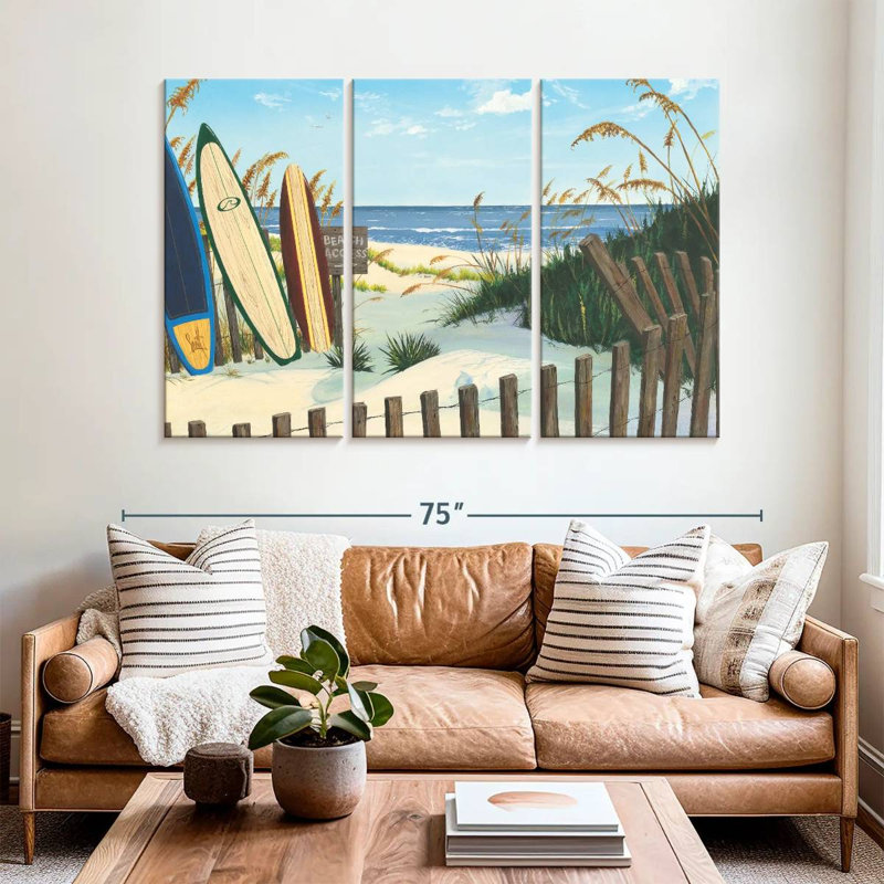 Gillard Beach Access, 42" H x 65" W