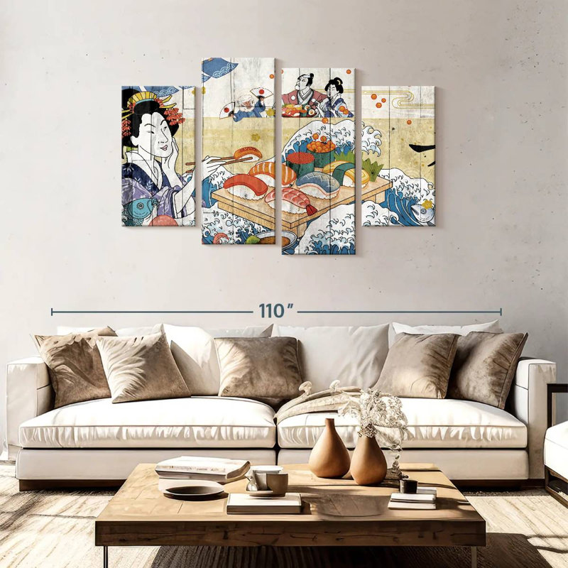 Yarlin Japanese Classic, 48" H x 75" W