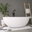 Baignoire de trempage autoportante en acrylique 65 po Fslefay