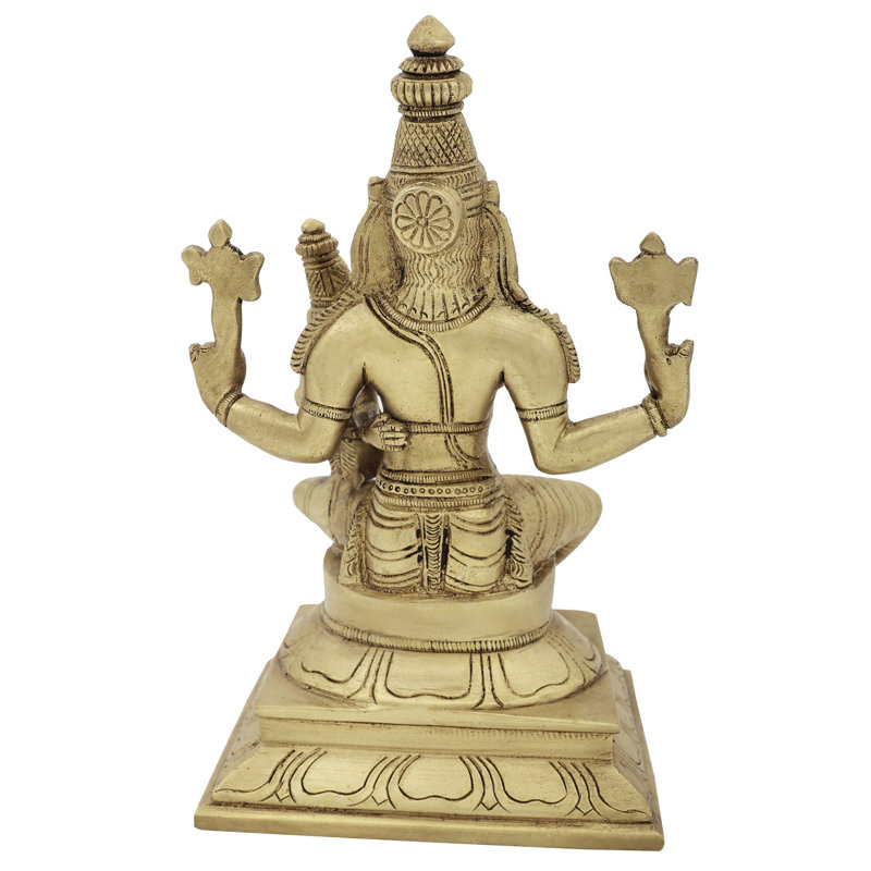 Statue de lord Narasimha, Laiton naturel