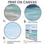 «Blue and White Coastal Beach Wonder», art encadré de plage, décoration murale bord de mer blanc-2048755532-2048755512-2048755506