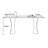 Rectangular light luxury solid wood dining table-315926305