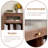 23.62"Brown Style Creative Solid Wood Bookshelf
