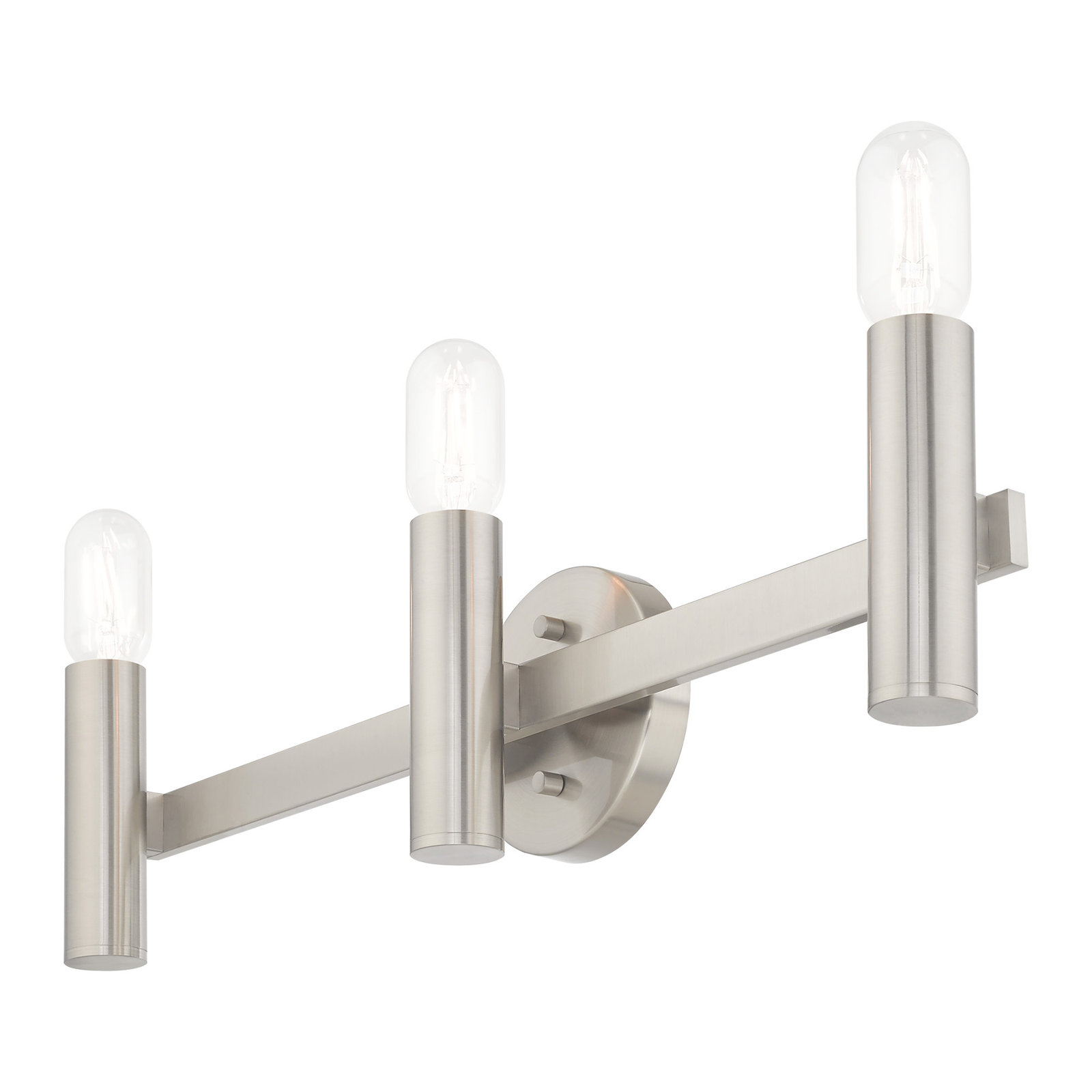 Martella 3 Light Dimmable Vanity Light, Brushed Nickel