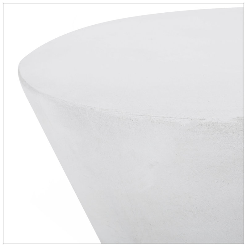 Table d'appoint d'extérieur en béton léger