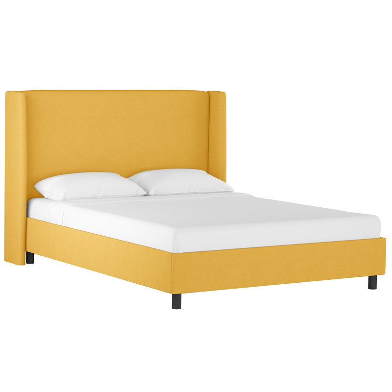 Tilly Upholstered Low Profile Platform Bed - Elegant Design