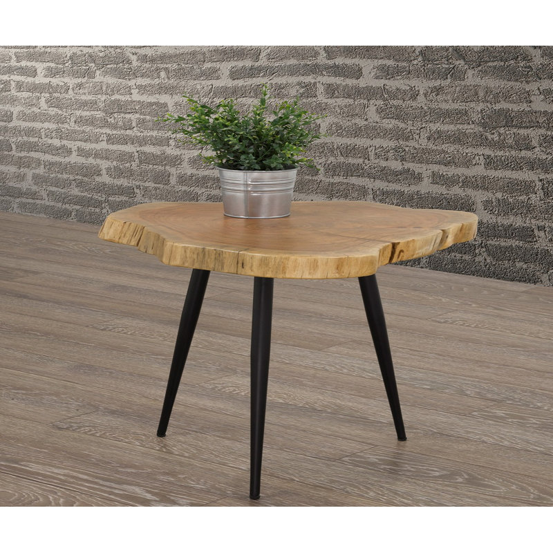 Oliver Accent Table, Oak/Black