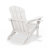 Delman High Density Polyethylene Folding Adirondack Chair With Double Cup Holder-360845515