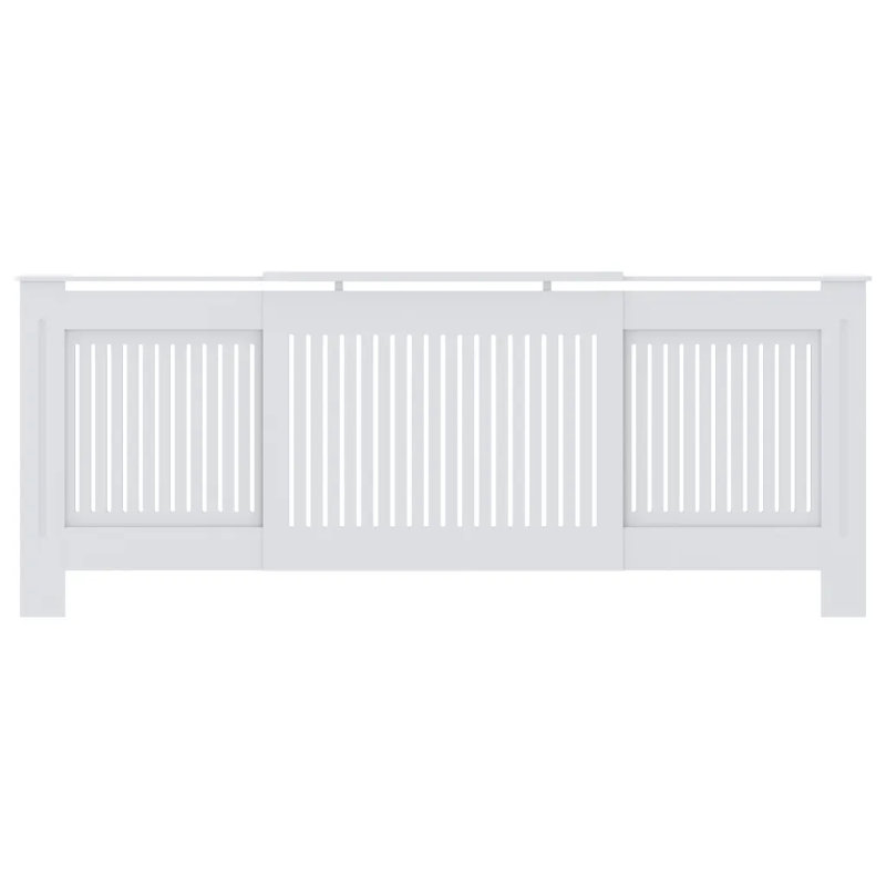 Armoire avec couvercle de radiateur vidaXL, Gris, 80,7 po x 8,1 po x 32,1 po, 1