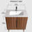 30"W Freestanding Bathroom Vanity With Sink