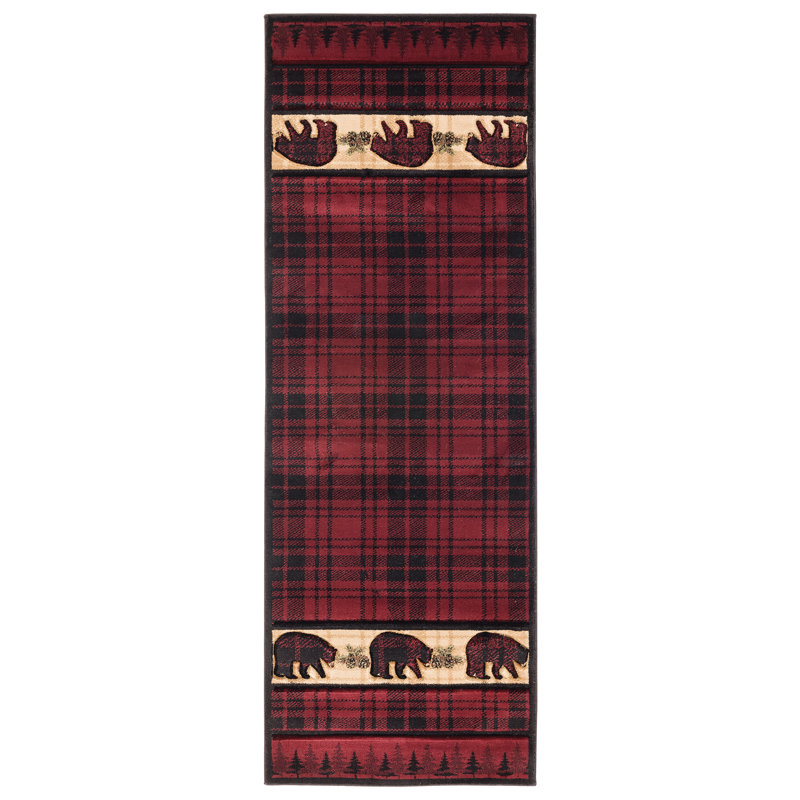 Eskridge Plaid Indoor Rug, Runner 2'7" x 7'4"