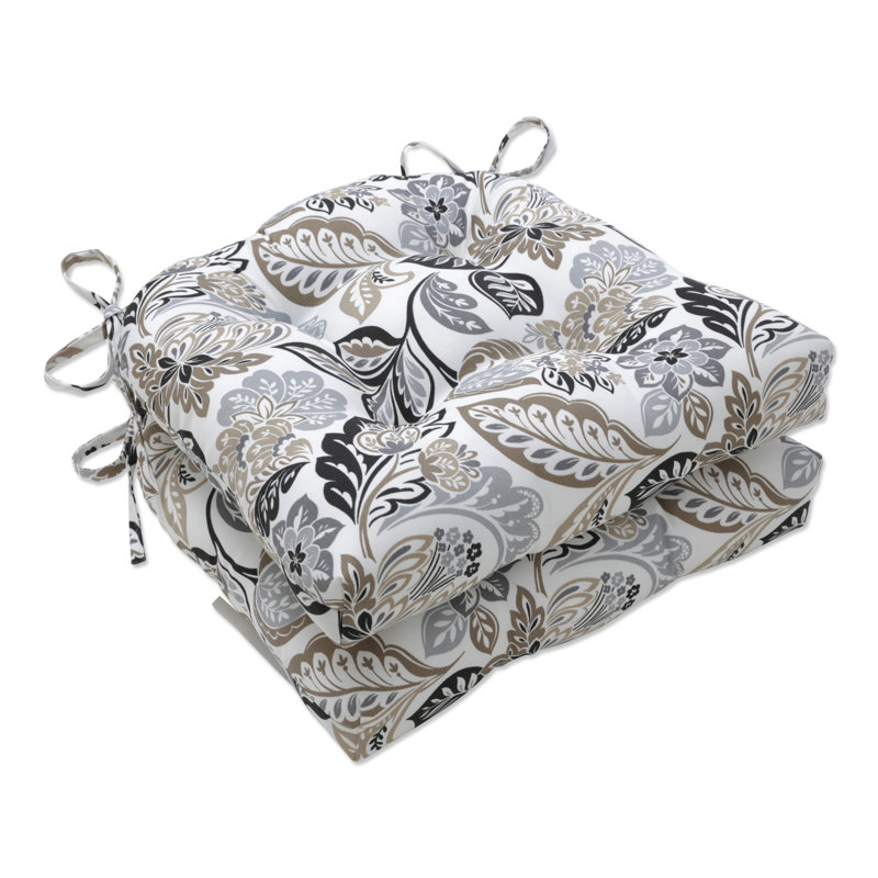 Coussin de chaise intérieur / extérieur Mata, gris, L 16 po