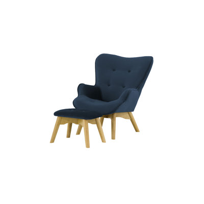 Batson Children's Armchair With Footstool