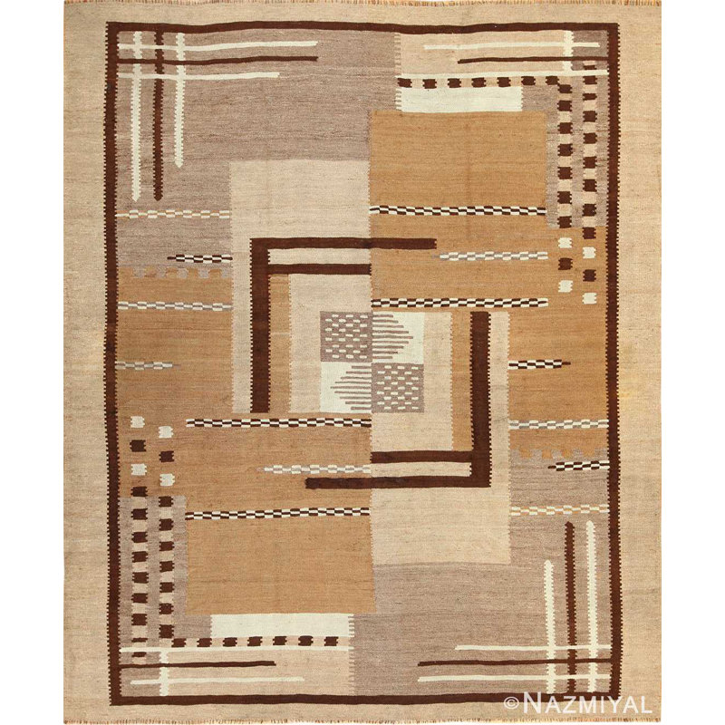 Kilim antique français Art déco