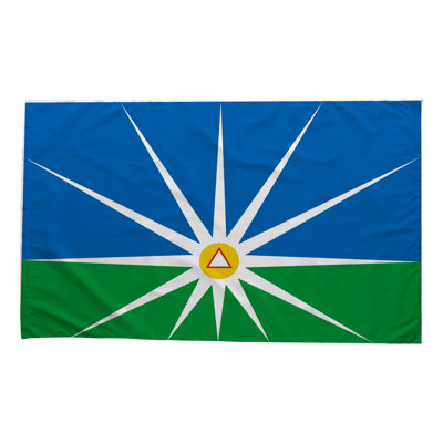 Drapeau de la ville d'Uberlândia - drapeau extérieur