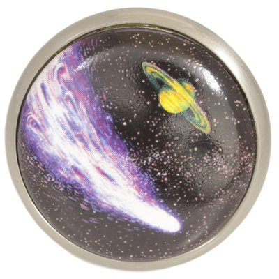 (5 Pack) 1-3/4 inch Outer Space Saturn Knob
