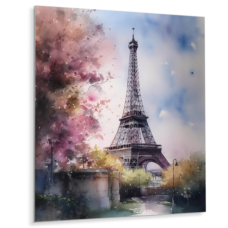 Magnifique tour Eiffel à Paris V - art mural en métal Paris, H 20 po x l 12 po