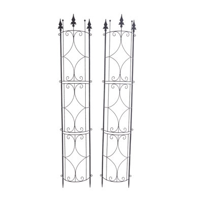 Metal Garden Trellis Potted Climbing Plants Rack