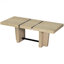 Ensemble de table de cuisine avec banc et 4 chaises rembourrées-117983250