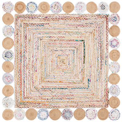 Rubenstein Hand Woven Jute, Cotton Abstract Rug