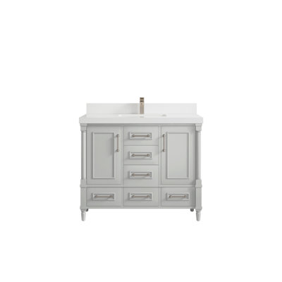 Meuble-lavabo de salle de bain l 42 po x P 22 po x H 36 po Aberdeen