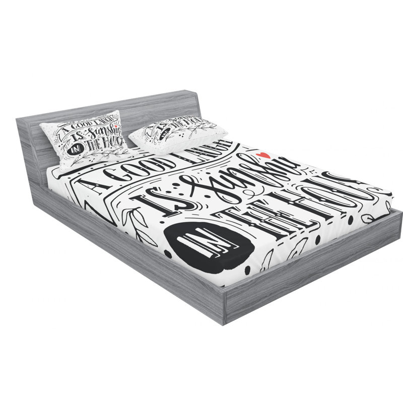 Microfiber Sheet Set, Full Sheet Set with Fitted Sheet