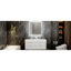 Armoire intelligente en aluminium 30 * 32 pouces avec avant et rétro-éclairé, gradation continue et installation flexible Miroir grossissant 5x de rangement pour salle de bain, température de couleur, sortie élevée