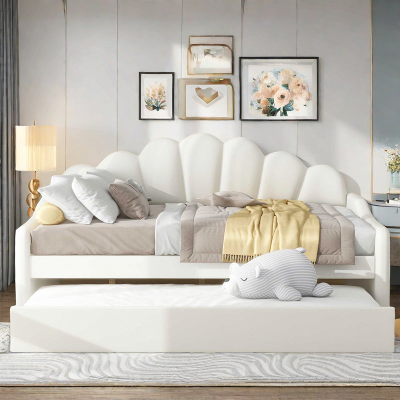 Lit de jour Linarez, Blanc
