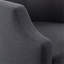 30,88 po Fauteuil coulissant pivotant gris Ashen