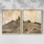 Hillside Walking Path III - reproduction encadrée de qualité supérieure - prête à être accrochée - aucun clou requis - aucun clou requis-359875395-359875406