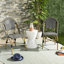 Chaise d'appoint de patio en osier / rotin Casidy-449453927