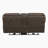 Delwayne 79.5" Modern & Contemporary Polished Microfiber Power Double Reclining Loveseat with Center Console, USB Charging & Adjustable Positions-506064099-506064101