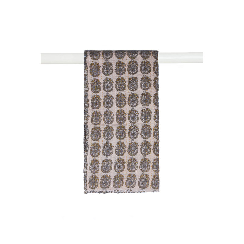 Ponte Geometric 100% Cotton Table Runner
