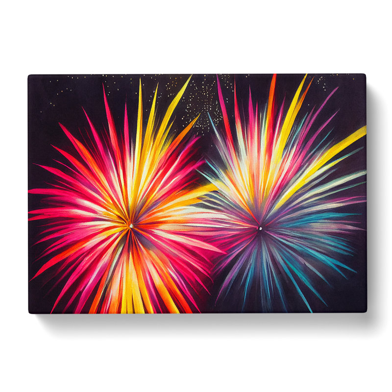 Delicious Fireworks - Wrapped Canvas, 35cm H x 50cm W x 3cm D