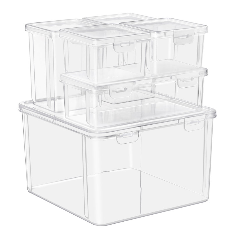 Sorbus 6-piece Hardware Storage Container Set