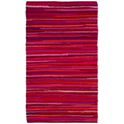 Tapis rayé en coton Nidhi