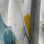Encre liquide jaune vert transparent - Rideau occultant marbre abstrait - 1 panneaux-172491029
