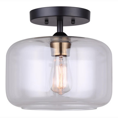 Luminaire suspendu tambour 1 lumière