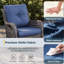 Swivel and sliding wicker patio chairs-2117509930-2117509975
