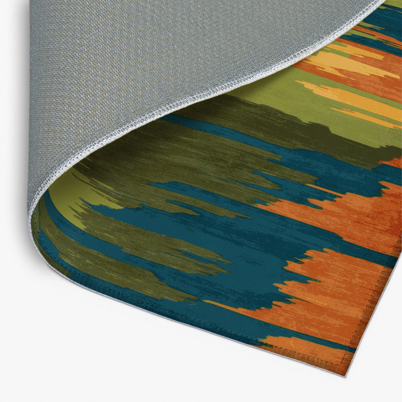 Tapis d'intérieur et d'extérieur Radiant Bloom, Rectangle 3' x 5'