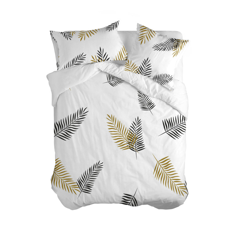 Foliage Damask Duvet Cover Set with Pillowcases Included, Double Duvet Cover + 2 Pillowcases