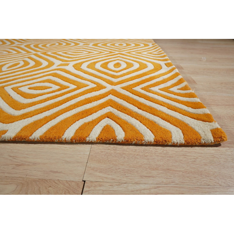 Hand Tufted Wool Geometric Area Rug