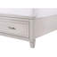 Très grand lit de rangement gris avec tête de lit fonctionnelle en X - Taille et style de chambre à coucher