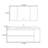 Modern simple cream style bathroom cabinet