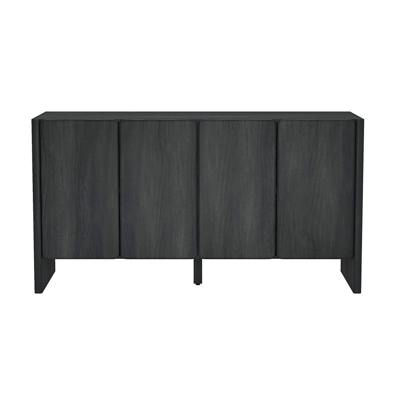 Buffet gris anthracite 60 "Linda, Gris anthracite