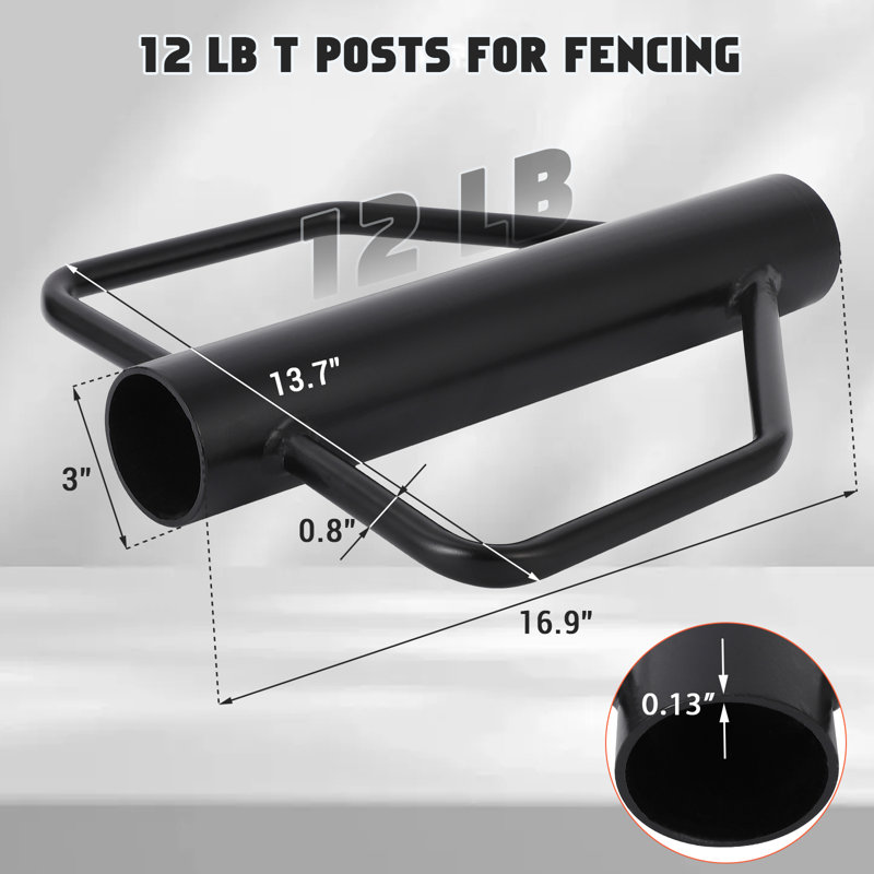 Pilier de trou de poteau 12 LB
